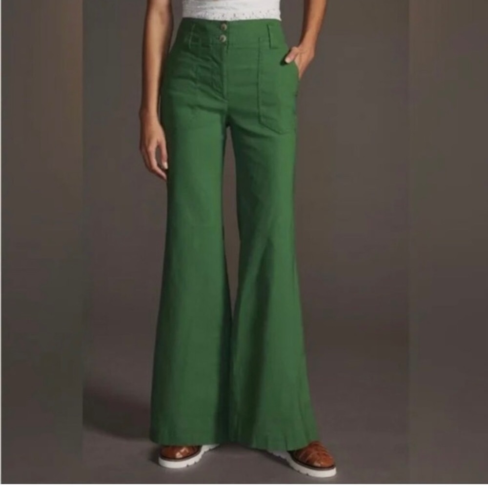 🍀 Maeve Naomi Wide Flare Trousers - Picture 3 of 4